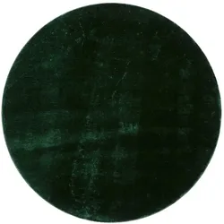 KURZFLORTEPPICH, einfarbig, Grün, Ø 160 cm