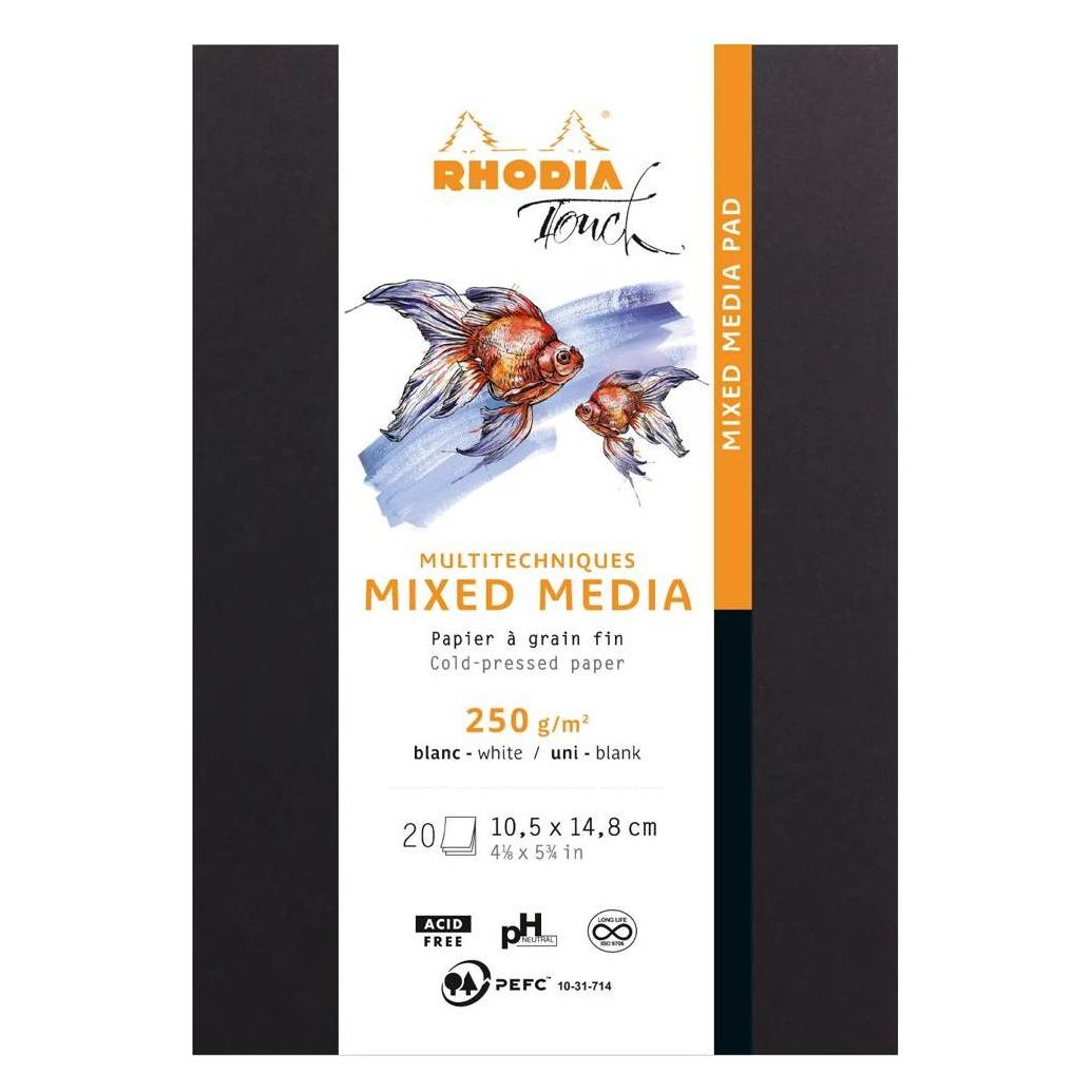 Rhodia Touch Mixed Media Pad (250 g/m²) (116186C)