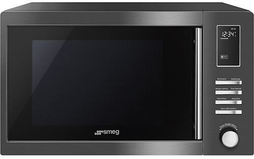 SMEG Micro-ondas com Grill  MOE25B Universal  26 L  900 W  Inox Escuro