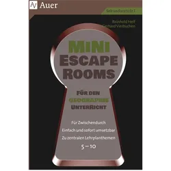 Helf:Mini-Escape Rooms für den Geograph, Schulbücher von Gerhard Vierbuchen, Reinhold Helf