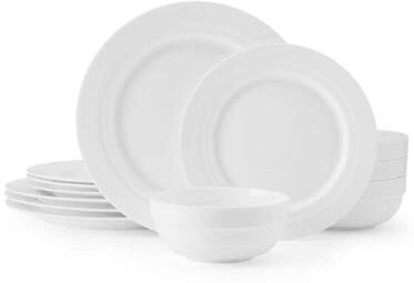 Mikasa Bentlee 12-Piece Dinnerware Set, Service for 4