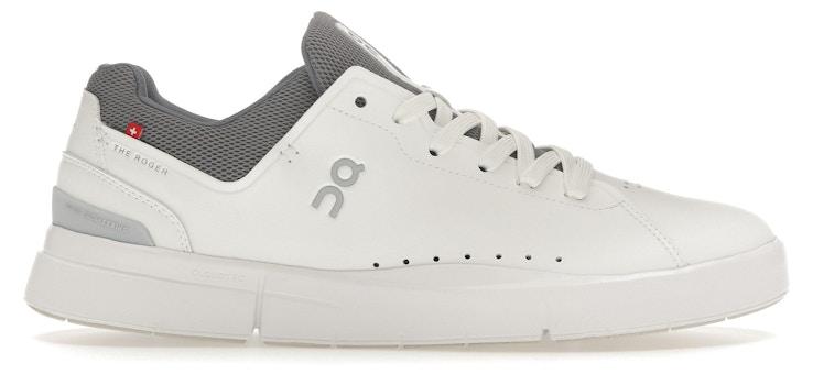 On The Roger Advantage White Fossil (Women's) - EU 40.5