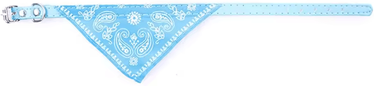 Inspire Curations Adjustable Printed Bandana Collar For Cats & Small Dogs sky Blue