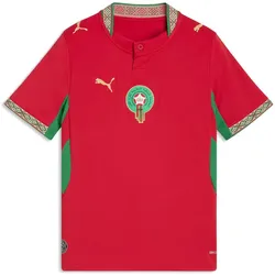 PUMA FRMF Marokko Heimtrikot WM 2026 Kinder 01 - fast red/victory gold 128