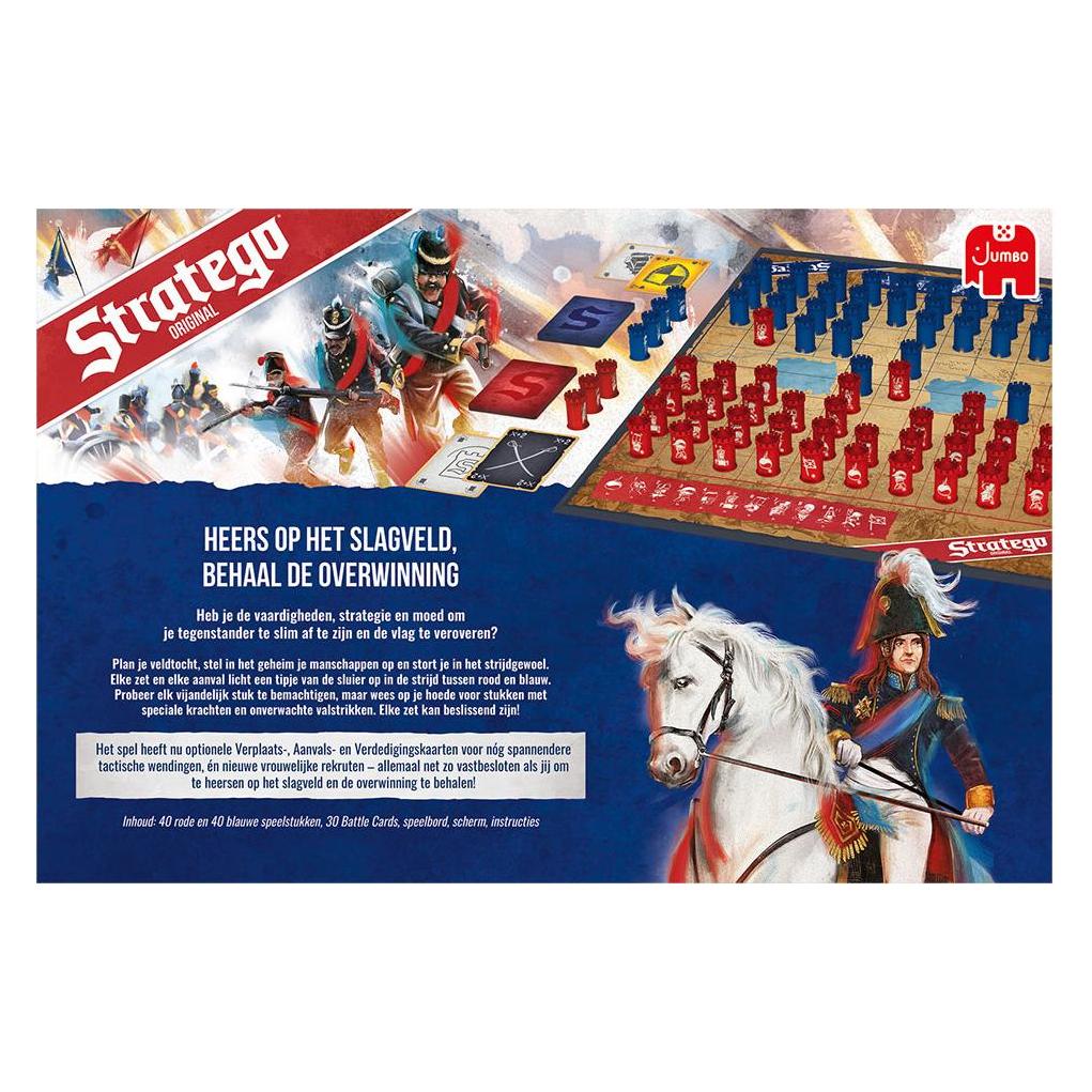 Jumbo Stratego Original- Nederlandstalig Bordspel (Niederländisch, 2 Spieler) (19957)