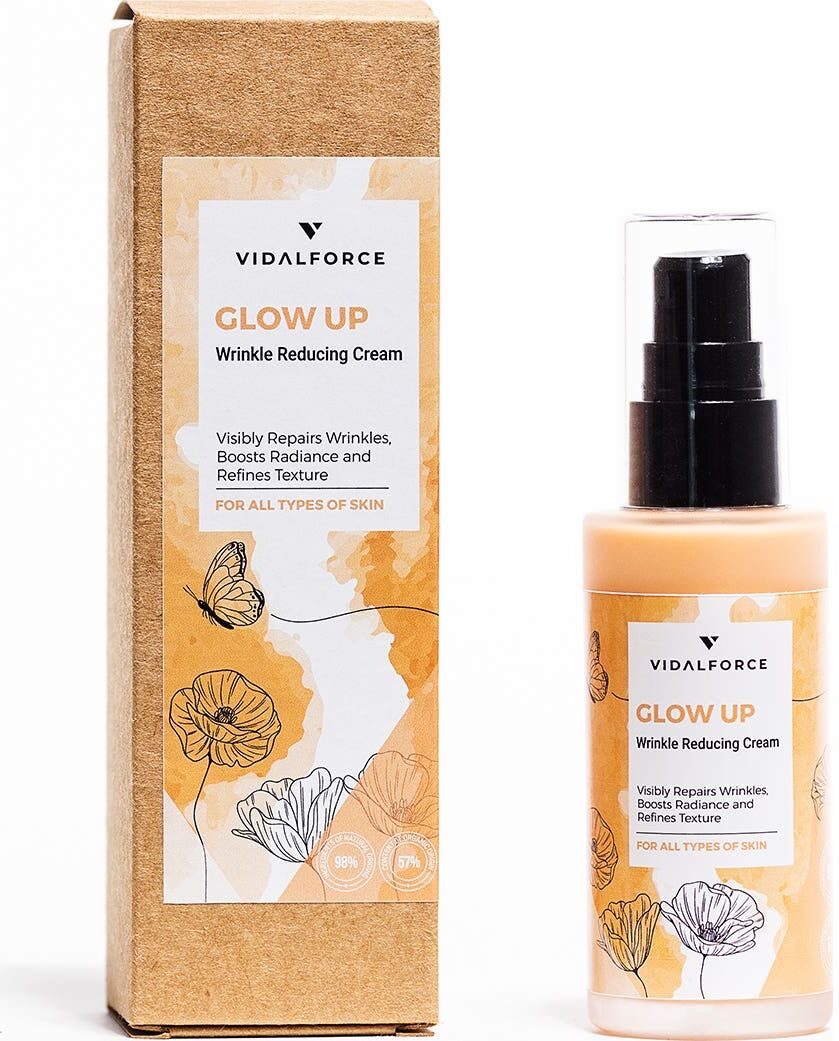 VIDALFORCE GLOW UP Wrinkle Reducing Cream For All Types Of Skin 50ml