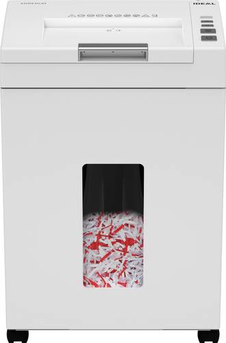 Ideal Office Shredcat 8291 CC Aktenvernichter 150 Blatt Partikelschnitt 4 x 10mm P-4 21l Vernichtet auch Büroklammern
