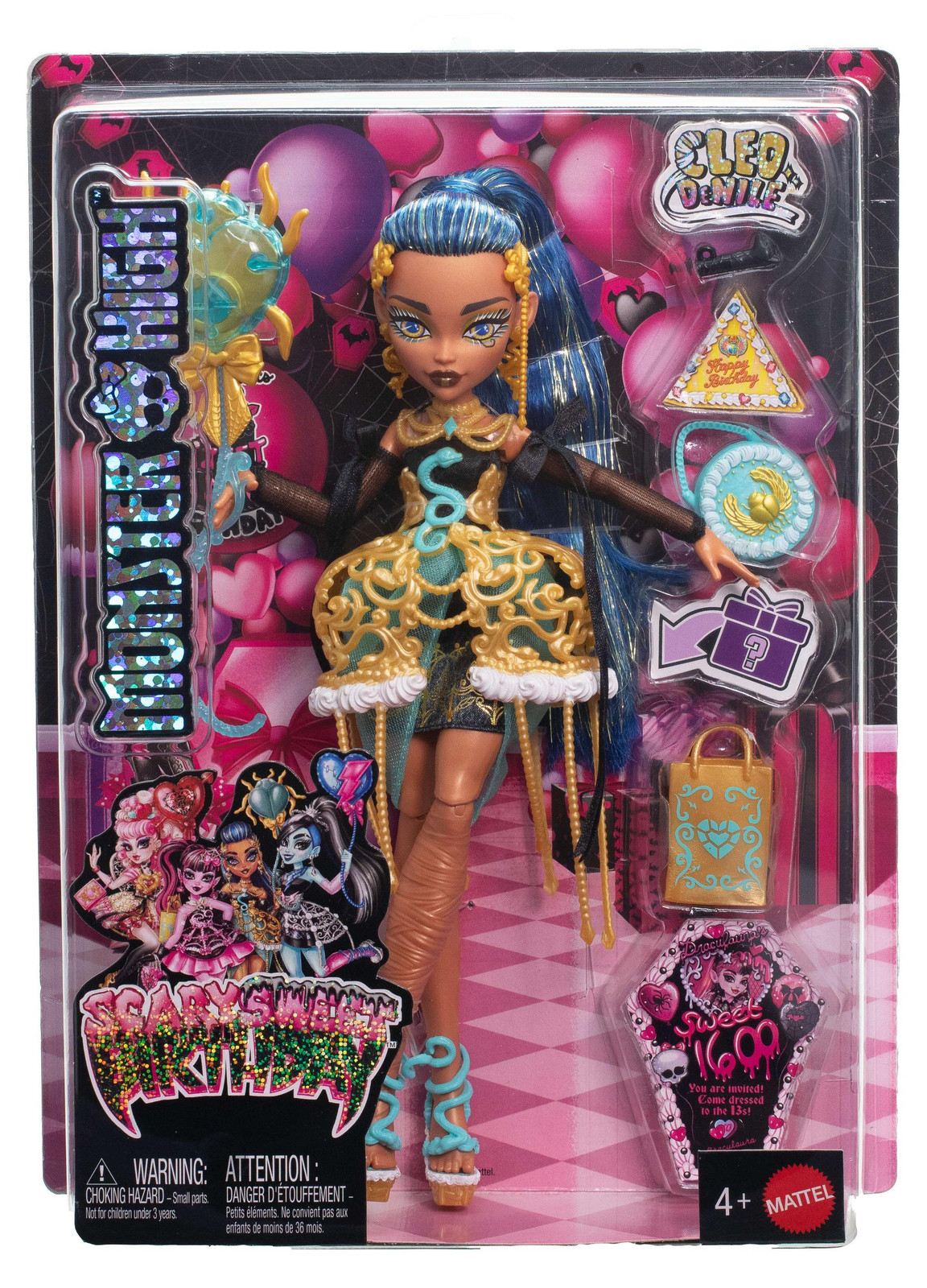 Monster High Scary Sweet Birthday Cleo De Nile pop