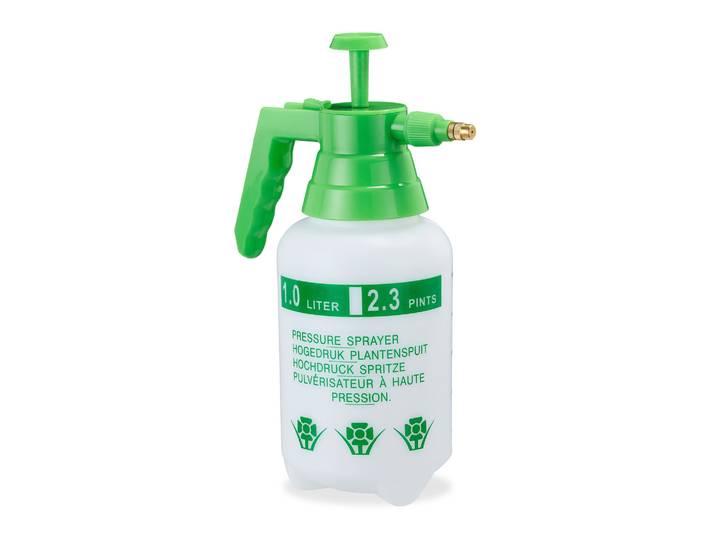 Pumpsprühflasche 1 Liter Weiss-Grün