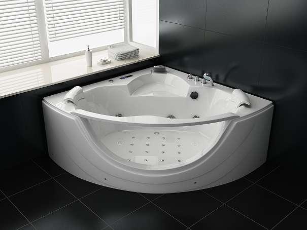 Milano Innenwhirlpool 150x150cm mit Hydrojets, Airjets, Farblicht und Heizung