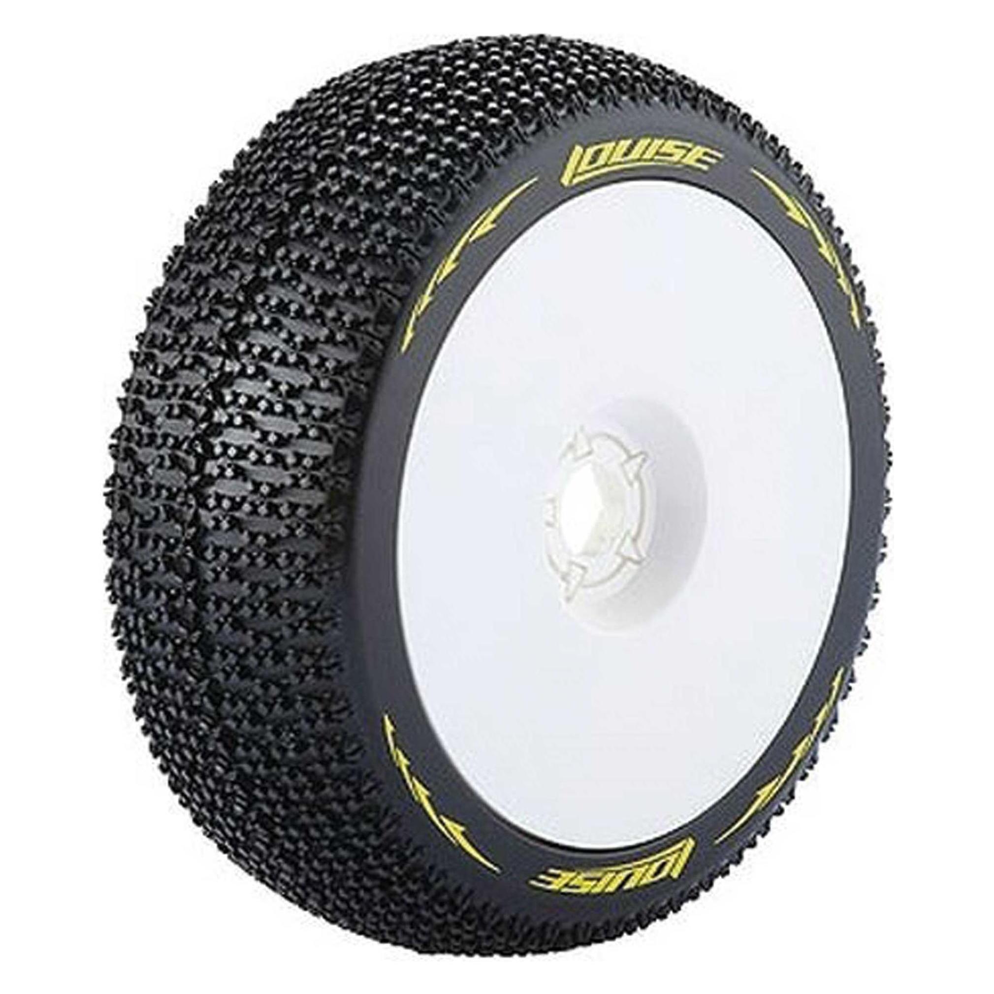 Louise B-Maglev Reifen soft auf Felge weiss 17mm (2) (LOUT3100SW)