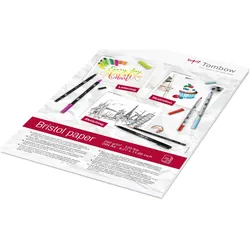Tombow, Heft + Block, Zeichenblock Bristol (A4, Blanko, Kein Einband)
