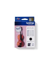 Brother LC127XLBKBPDR Mit hoher Kapazität Schwarz Original Blister mit akustischem/elektromagnetischem Alarm Tintenpatrone für DCP-J4110DW MFC-J4410DW MFC-J4510DW MFC-J4610DW MFC-J4710DW (LC127XLBKBP)