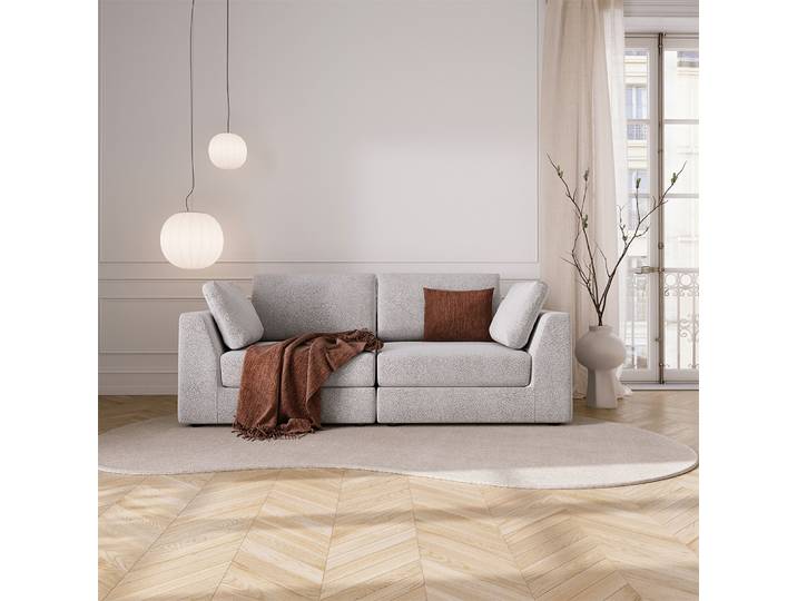 DABRERA Modulsofa Salt & Pepper 2er