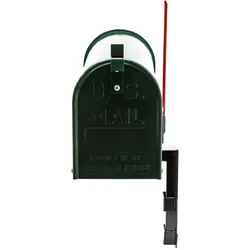 Wiltec, Briefkasten, Set US Mailbox 180x220x480mm amerikanischer Briefkasten Halterung (18 x 22 x 48 cm)