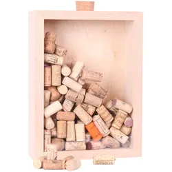 3D Bilderrahmen Tief Zum Befüllen Objektrahmen Echt Holz Box A2 Sparbüchse DV-2094-RD