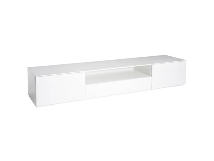 Lowboard Miami Lack Hochglanz weiss Holzwerkstoff B 220 cm 25 kg