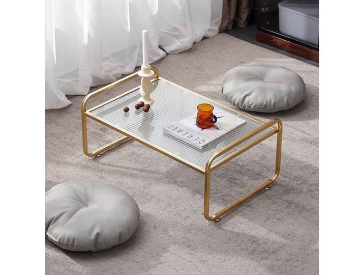 Changhong – Table à thé en verre, meubles nordiques, salon, canapé, Table d'appoint, Art en fer, bureau de rangement créatif, accessoires pour la maison