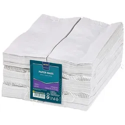METRO PROFESSIONAL Zellulosebeutel Papiertüten 10x24 cm weiß 1000 Stück weiß, 10x24x5 cm