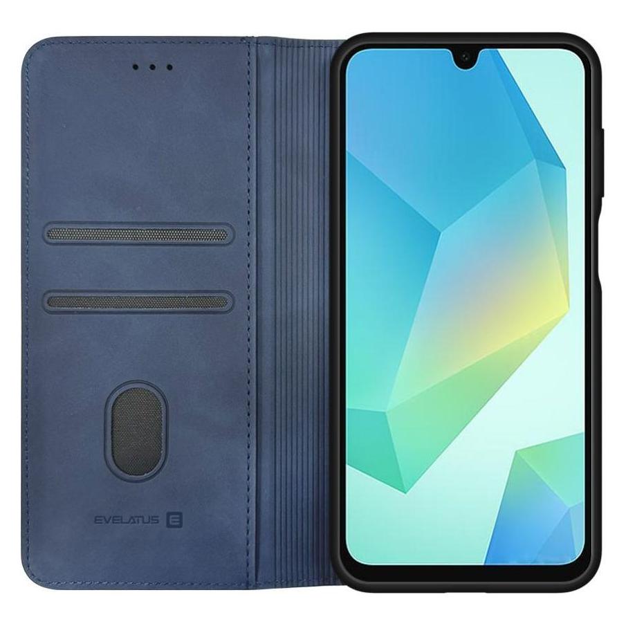 Evelatus Buchtasche Samsung Galaxy A16 Buchtasche Dunkelblau (Samsung Galaxy S24 Ultra) (EVELATUS)