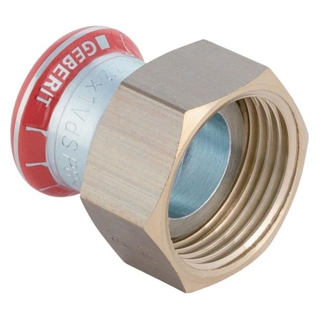Geberit Mapress C-Stahl - Adapter connection for valves with female thread d15-G 3/4 (10) (25032)