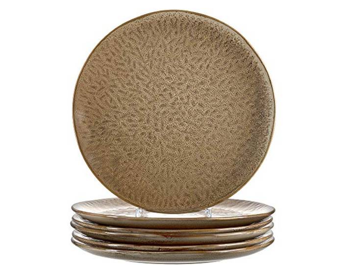LEONARDO HOME 018537 MATERA Set van 6 borden, keramiek, beige