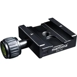 Mantona Klemme für Schnellwechselplatte, Kamera Zubehör