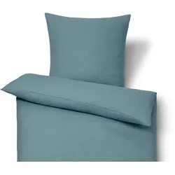 Tchibo - Leinen-Bettwäsche - blau