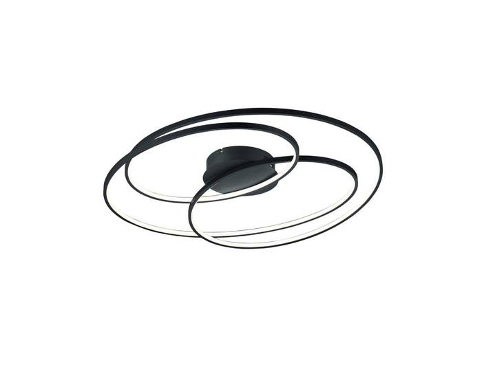 Trio Leuchten Led-Deckenleuchte, Schwarz, Metall, 14 cm, Lampen & Leuchten, Innenbeleuchtung, Deckenlampe, Deckenlampen
