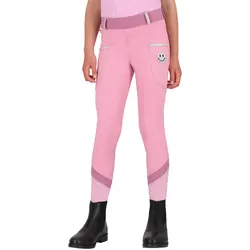 QHP Kinder Reitleggings ROSALYNN Vollbesatz cheery pink FS 26, Größe: 104