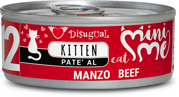 Disugual Mini Me 12 Kitten de Ternera 12 uds x 85g