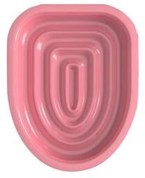Uplift Essentials Upgraded Human Toilet Training Kit For Cats pink Without Tray