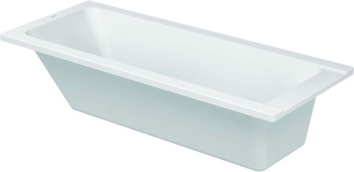 Duravit Badewanne D-Code 700097000000000 Einbauversion, zentraler Ablauf, weiss