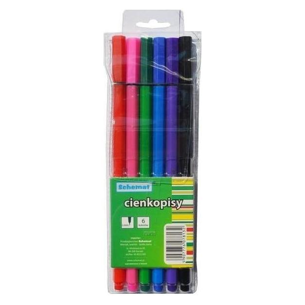 Schemat Fineliner 0,4 mm, 6 Farben (6x) (49002033)