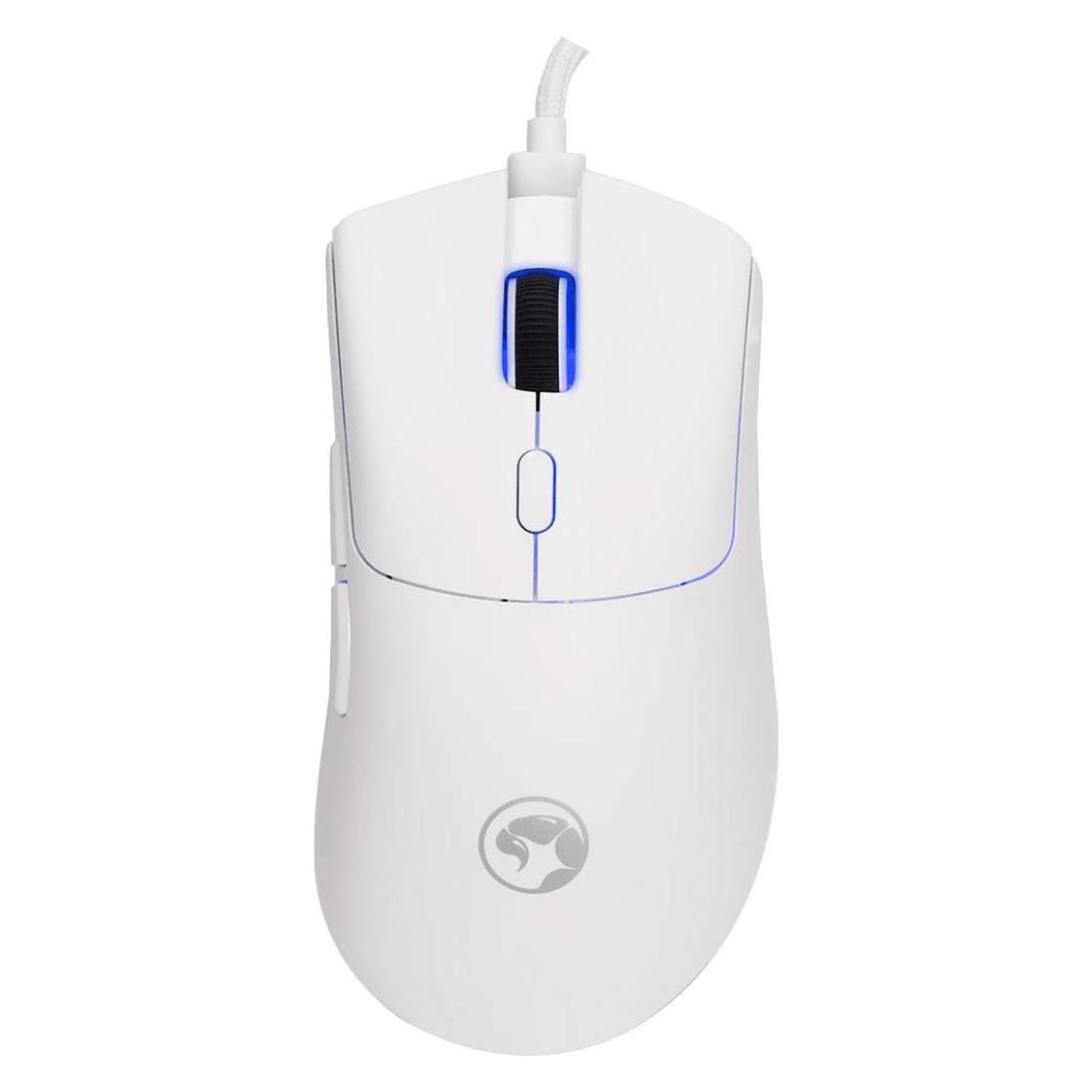 Marvo Niro 40 weiss / optische Gaming-Maus / 12000 DPI / 6 Tasten / USB / 1,5 m (Kabelgebunden) (G950 WH)