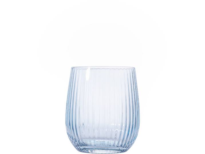 Trinkgläser-Set 4-teilig hellblau 350 ml - Material: Glas - Trinkgläser-Set
