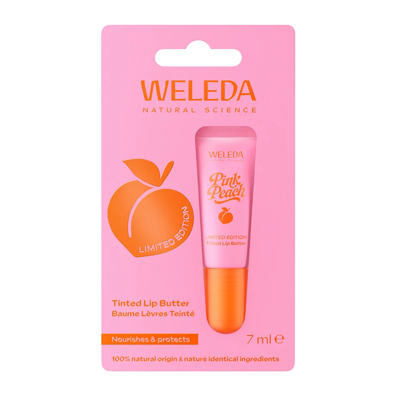 Weleda Pink Peach Lip Balm, 7ml 005582X9
