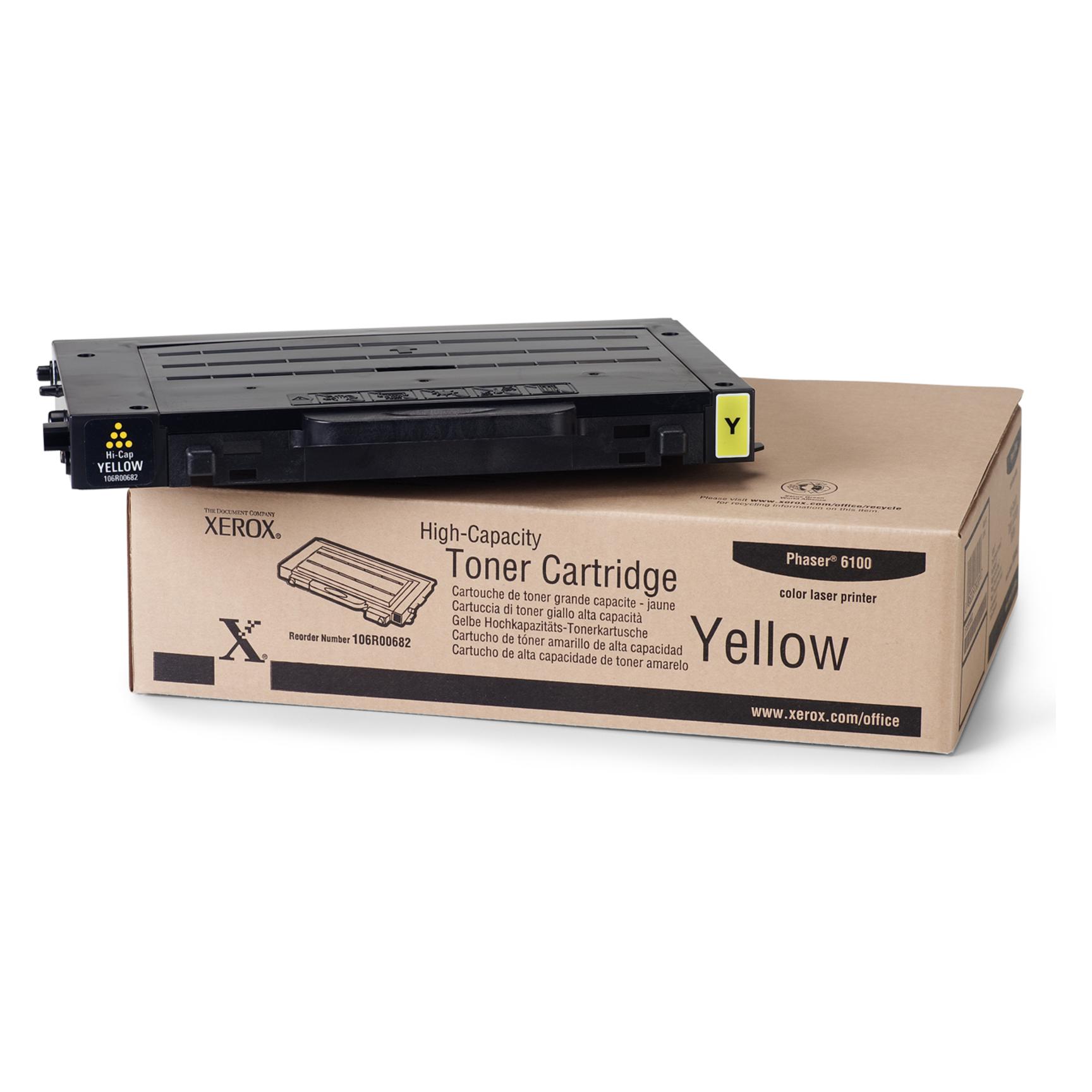 Xerox High-Capacity Phaser 6100 - Mit hoher Kapazität (Y) (106R00682)