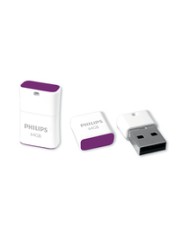 Philips 64 GB USB Typ-A 2.0 Kappe Violett Weiß USB-Stick (FM64FD85B/00)