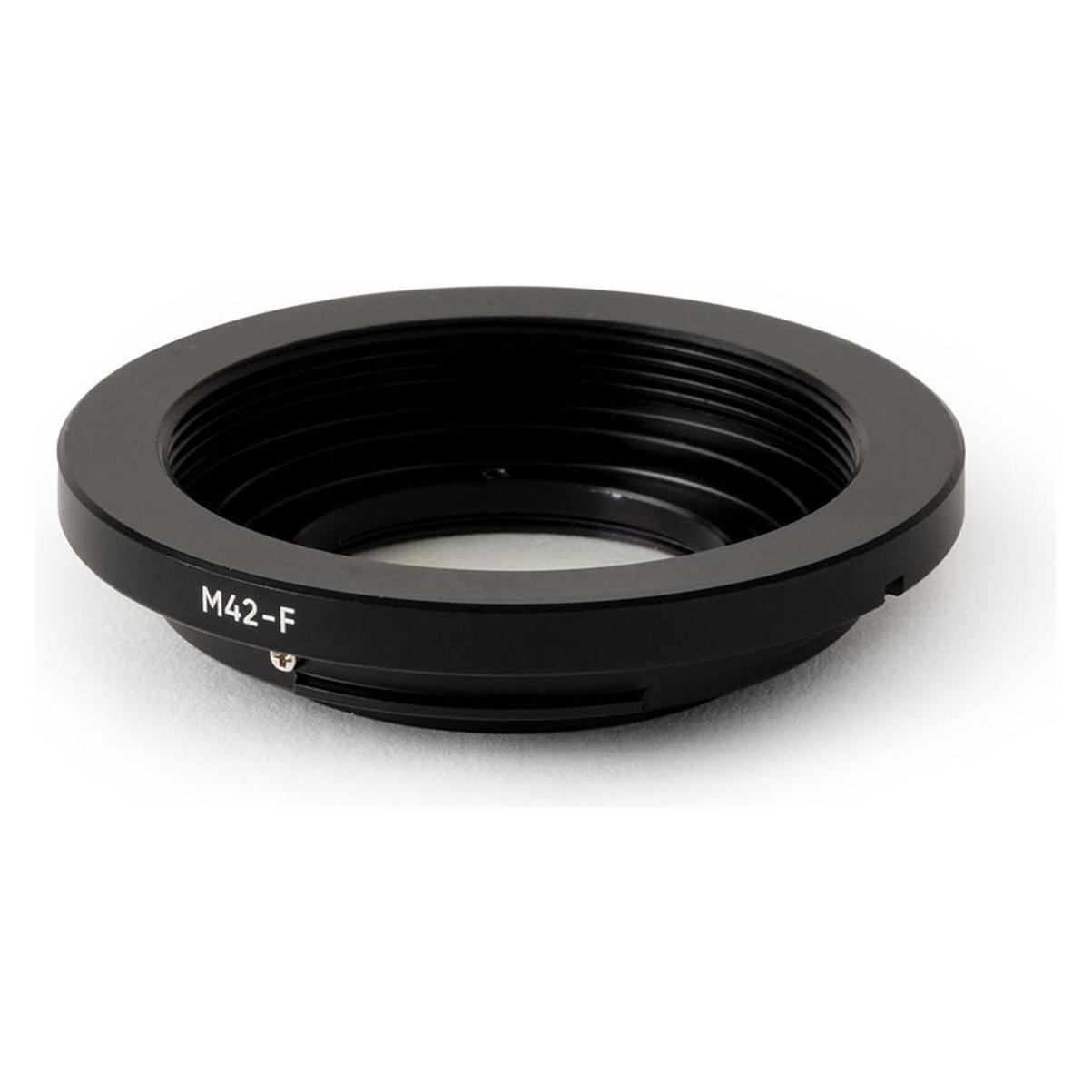 Urth Lens Mount Adapter: geeigner für M42 Lens to Nikon F Camera Body (with Optical Glass) (D239341)