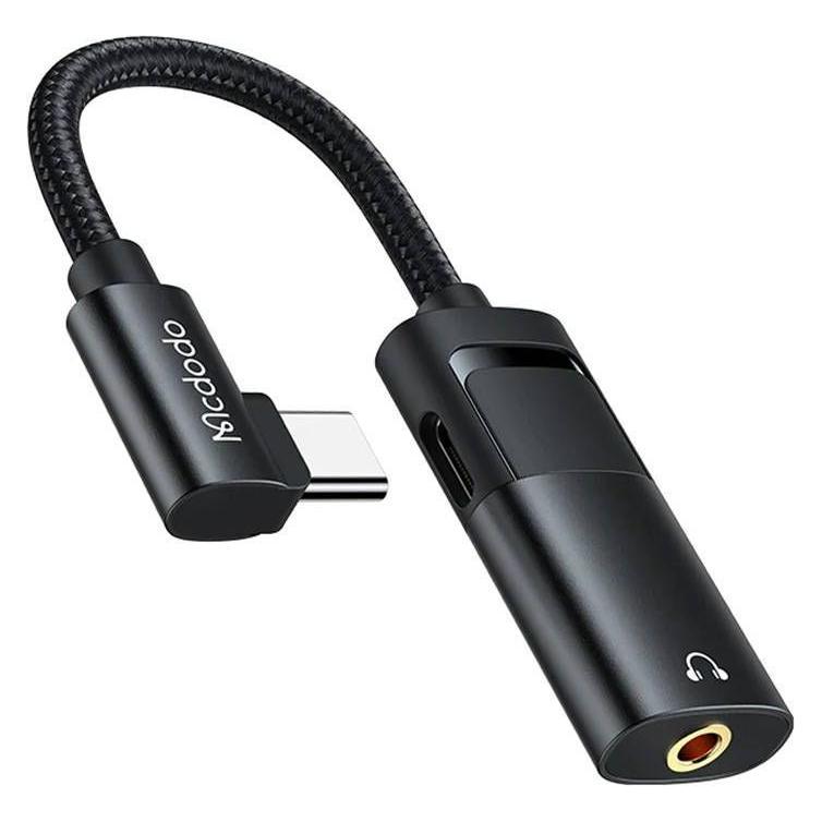 Mcdodo USB-C to AUX Mini Jack 3.5mm + USB-C Adapter (Digital -> Analog, Klinkenadapter) (CA-1880)