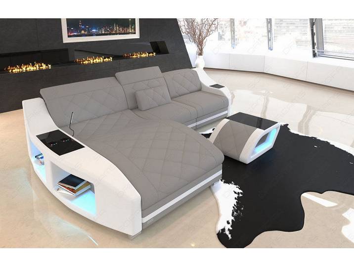 Couch Swing L-Form in Stoff