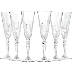 Rcr Melodia Champagner Glas, 6 teilig