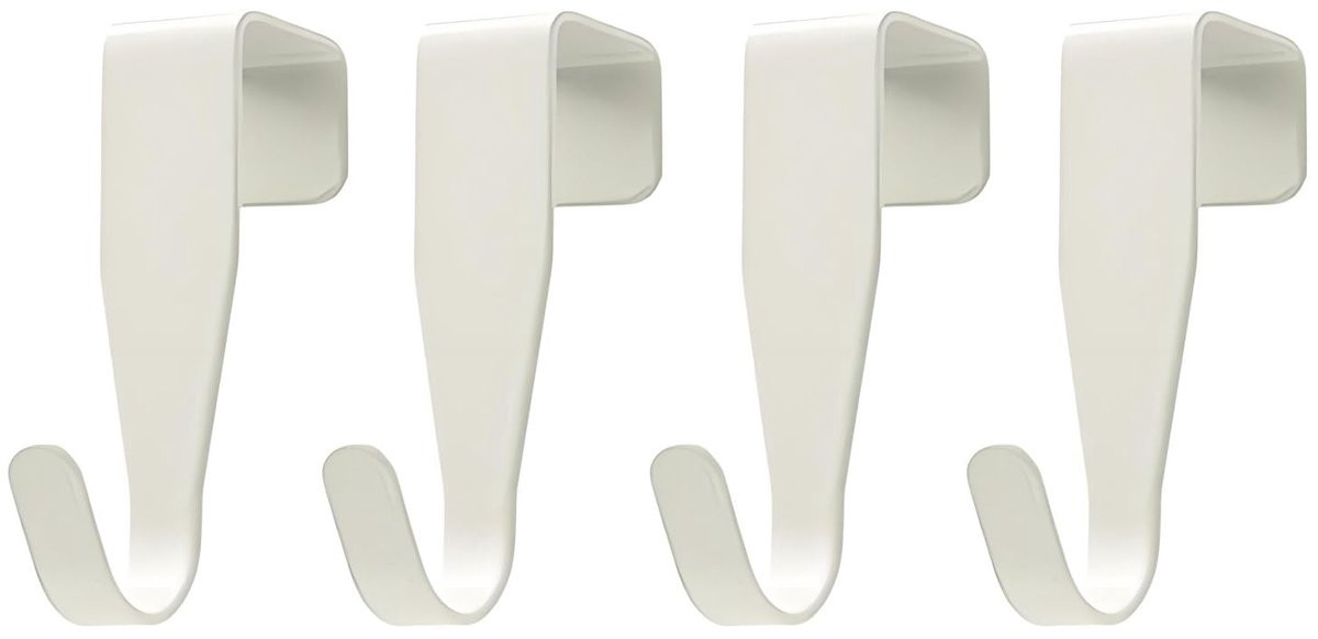 Dailygoods Deurhaken Robuust - Set van 4 kledinghaken en handdoekenhaken