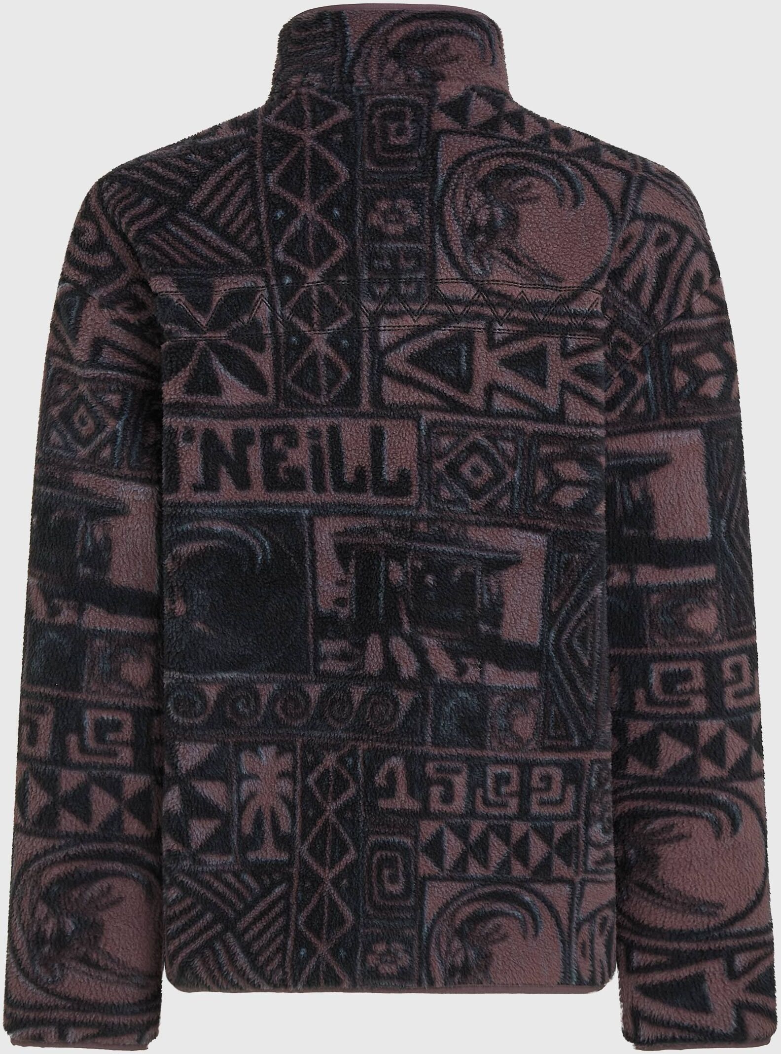 Fleecepullover O'NEILL "O'RIGINALS HZ FLEECE", Herren, Gr. M, braun (lila stamp), Obermaterial: 100% Polyester, Sweatshirts Fleecepullover, aus Polyester, in den Grössen S bis XXL lila stamp M