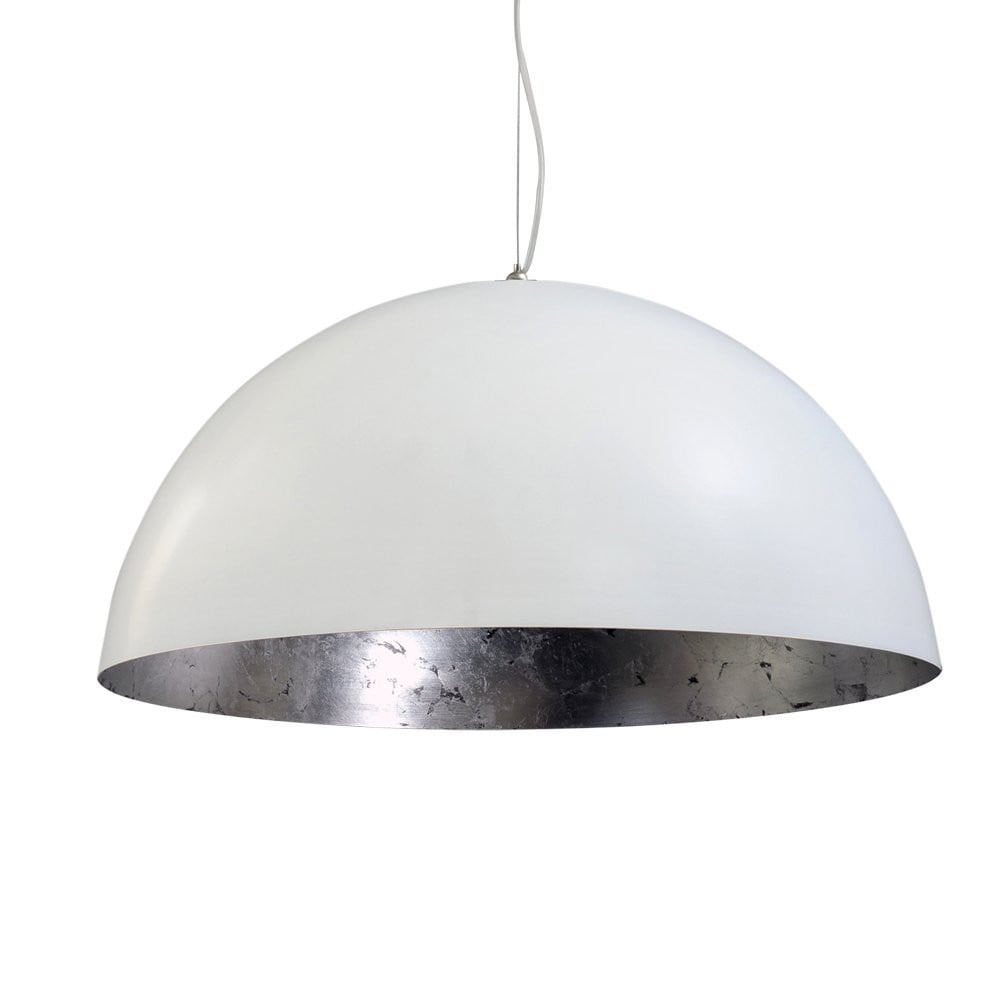 Masterlight Concepto Silver 60 Design hanglamp - Zilver/Wit