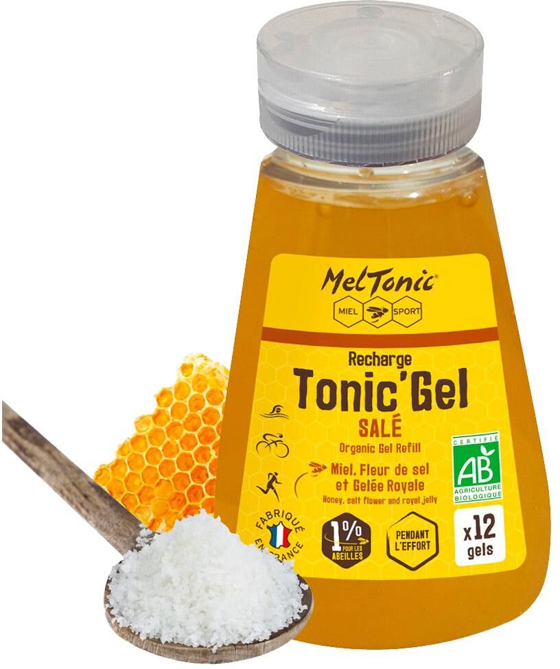 Meltonic  - Recharge Gel Salé Bio 240 g. Miel Fleur De Sel Gelée Royale - Gel Energétique