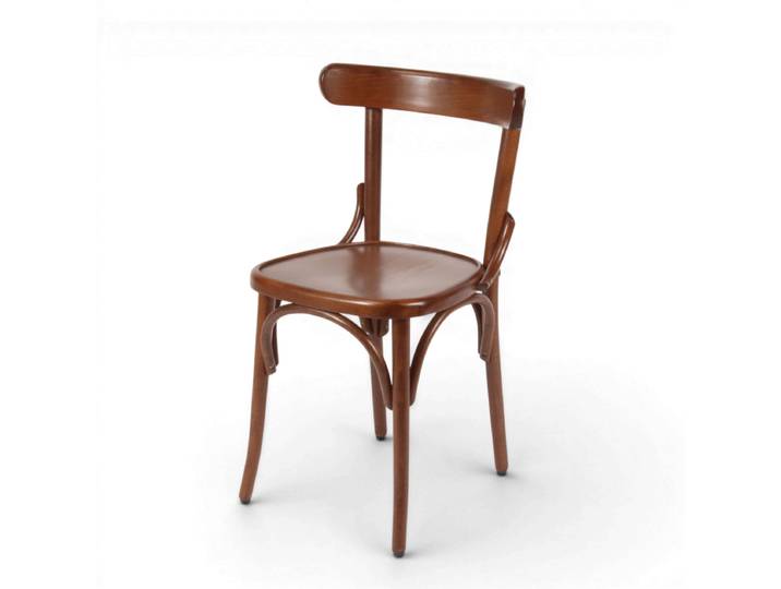 Chaise de bistrot LEPIC - Bois couleur Noisette