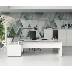 Büroschreibtisch mit Sideboard La7