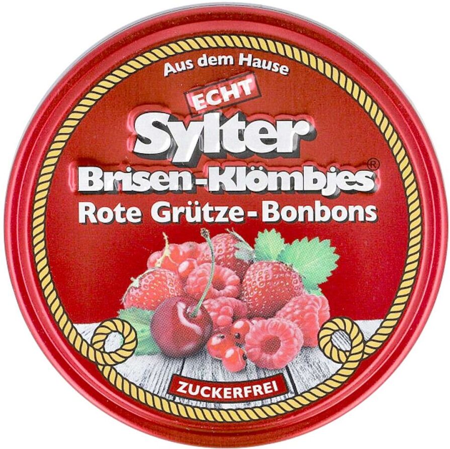 Echt Sylter Insel Klömbjes Rote Grütze Bonbons 70g